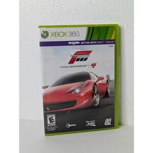 Forza Motorsport 4 Xbox 360 - Complete CIB With Manual, 2 Discs, And Case.